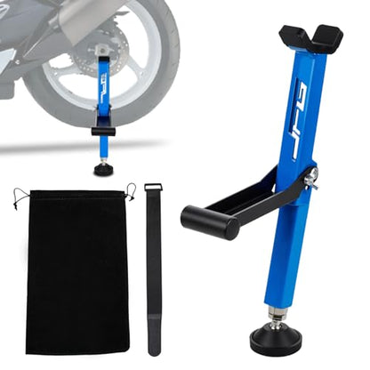 Motorcycle Stand Rear Wheel Stand,Foldable Convenient Dirt Bike Lift Universal for All Most Dirt Pit Bike Motorcycle Naked Cruiser Blue - color: Blue