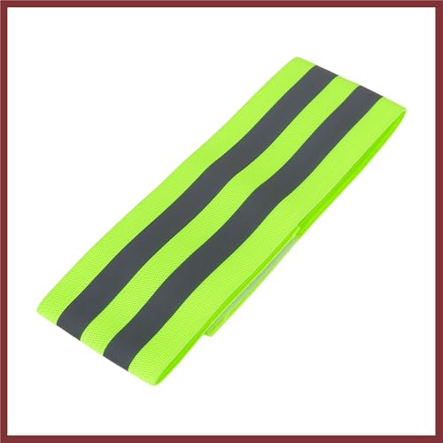 8pcs Reflective Bands for Arm Reflective Armbands High Visibility Night Cycling Riding Reflector Tape Straps Bracelet Green Replace Parts