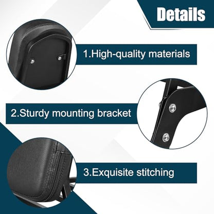 Motorcycle Passenger Backrest Sissy Bar With Back Rest Cushion Pad And Luggage Rack Compatible With For Honda Shadow Spirit 750 VT750C2 2007-2014 Shadow Phantom VT750C2B 2010-2019