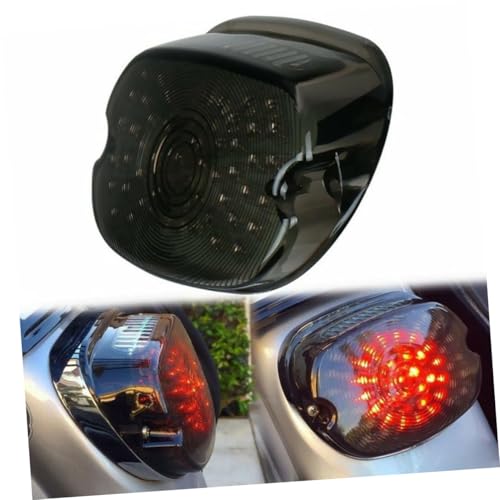 Luxshiny Multifunctional LED Motorcycle Tail Light Brake and Turn Signal Lamp High Brightness Low Energy Consumption Rear Stop Running Light for Sportster Dyna