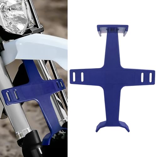 Motorcycle Fork Guard Suspension Support Brace, 11.2" Universal Dirt Bike Fork Saver Transportation Tool, Suspension Guard Protector for Dirt Bike Motocross Supermoto (Blue) - color: Blue