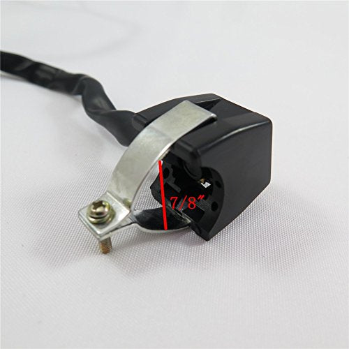 SEMT- Universal Yellow 7/8" Handlebar Starter/Kill Cut Off Stop Switch Push Button Compatible With Motorcycles ATVs Scooters Snowmobiles [B074MJSBH8]