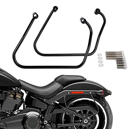 18-25 Saddlebags Support Bracket Mount Rack Kit Fits for Harley Softail Slim FLSL Street Bob FXBB Models (2018-2025 ) - size: Softail 2018-2025