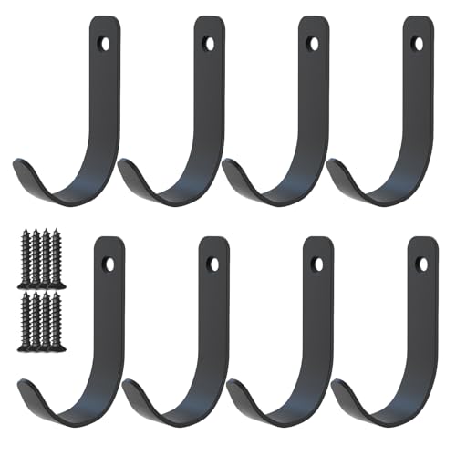 Hooks for Hanging Stainless Steel Heavy Duty Coat Hook Wall Hooks Robe Hanger Hooks Hanging Hat Key Holder for Towel and Bags Indoor Outdoor (U-Type, Large) - size: 2.5x1.3, style: U-type