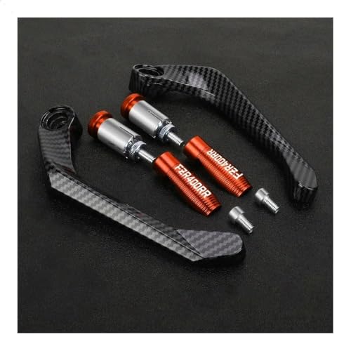 Motorcycle Protector for FZR 400 RR FZR400RR 1991 1992-1995 Motorcycle Levers Guard Clutch Handlebar Grips End Protector - color: Orange logo