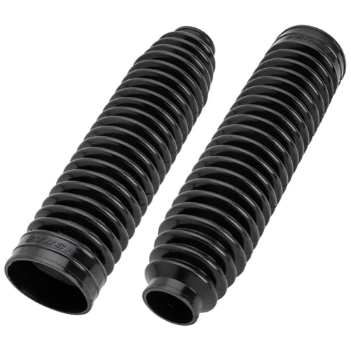 Tusk Motorcycle Rubber Fork Boot Covers (250mm Length x 32mm Top x 60mm Bottom) - size: 250mm Length x 32mm Top x 60mm Bottom