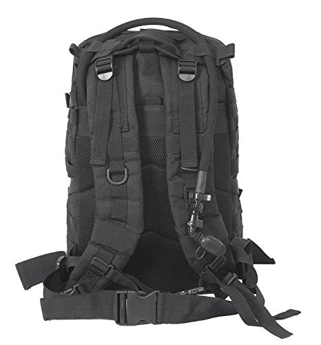 Seibertron Waterproof Large Capacity Molle Motorcycle Helmet Holder/Cycling Helmet Storage/Hiking Helmetcatch Bag/Backpack Also Fit Basketball Football Soccer Backpack Black - color: Black