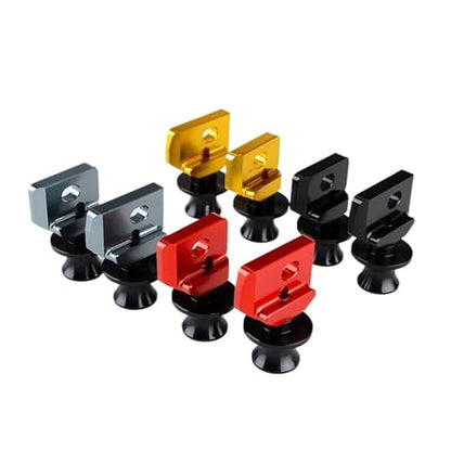 CNC Aluminum Swingarm Spools Sliders Compatible with CB650R CBR650R CB650F CBR650F – Rear Wheel Fork Axle Stand Pick Up Mount (2014-2025)(Black) - color: Black