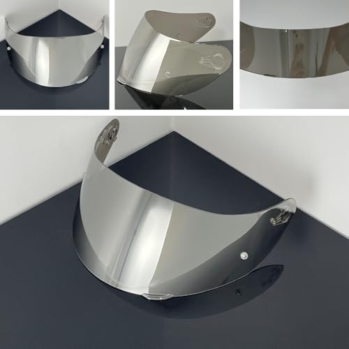 902 Helmet Visor Replacement,Motorcycle Helmet Face Shield for ILM 902,902L,902BT (Revo Clear Silver-Day&Night Use) - color: Revo Clear Silver-day&night Use