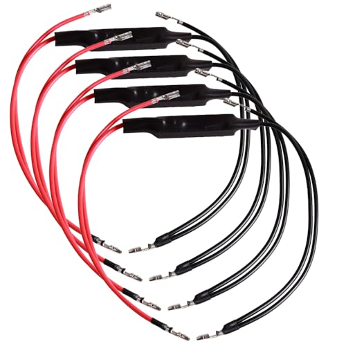 Gebildet 12V Motorbike Turn Signal Indicator Resistor 4PCS Motorcycle Resistor 10W10Ω Adaptor Flash Fix Error LED for Motorcycle Motorbike(Y-061) - color: Y-061-4PCS