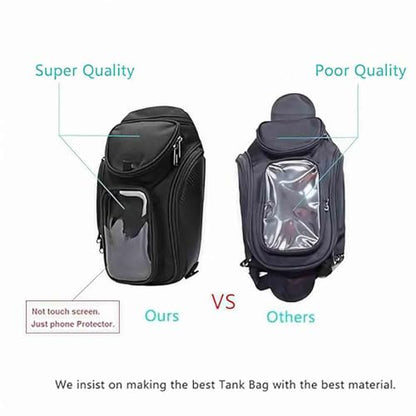 Tank Bag Motorcycle Magnet for Aprilia RS 660 Street Fighter 2023, Oxford Motorcycle Bag with Touchscreen Mobile Phone Pocket