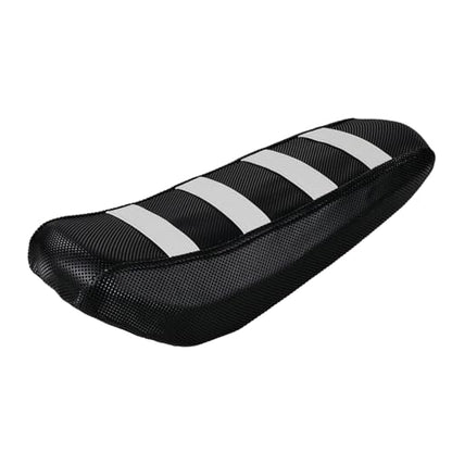 Electric Dirt Bike Seat Cover for Surron Light Bee,Non-Slip Motorcycle Cushion Cover for Sur Ron Light Bee X and S/X160/X260-White - color: White