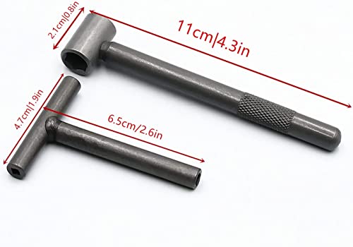 JJLFresheners Spanner Tool Valve Screw Repair Wrench, Adjusting Square Hexagonal Hole Tool Motorcycle Scooter Valve Tappet Engine Adjustable Wrenches