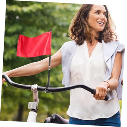 UKCOCO 6Pcs Bicycle Flagpole Mounts Flag Pole Holder for Bike Motorcycle Quick Installation Stylish Design for Safety Flags Luggage Racks