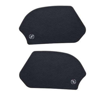 New 2026 for GSXR600 GSXR750 GSX-R GSXR 600 750 2011-2024 2025 Motorcycle Side Fuel Tank pad Tank Pads Protector Stickers Decal Gas Knee Grip Traction Pad Tankpad (One Set) Black