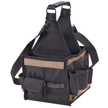 Custom Leathercraft 1526 25 Pocket Electrical and Maintenance Tool Carrier - style: 8-inch Toolbox