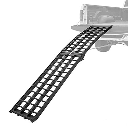 108" x 17.5" Extra Wide Aluminum Folding Single Runner Motorcycle Ramp