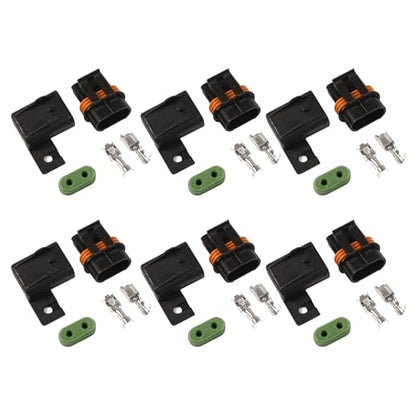 ATO ATC Fuse Holder Assembly Splice Existing Wire Kit Waterproof Sealed (Pack of 6)
