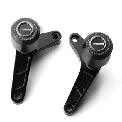 Motorcycle Frame Sliders Falling Protection CNC Compatible with Ninja 1100SX ABS/ABS SE 2025 Crash Protector Pad Engine Fairing Guards Ninja1100SX Ninja 1100SX Accessories (Gray) - color: gray