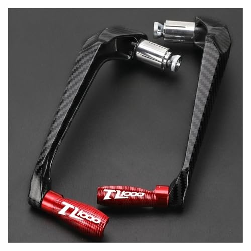 Handlebar Brake Clutch Lever Guard Motorcycle for Suzuki TL1000S TL1000R TL 1000 TL1000 S R 1997-2001 Handlebar Handle Guard Brake Clutch Levers Protector - color: Lever Guard Red