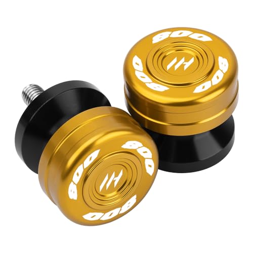 Motorcycle M8 Swingarm Spools Slider For V-Strom 800DE (DL 800DE) 2023-2025 V-Strom 800DE Adventure 2023-2025 Swing Arm Spool Slider Stand Screws Accessories (Gold) - color: Gold