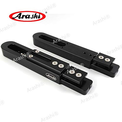 Arashi Black 6.7"-9.8" Swingarm Extensions Brake line Chain Kit for Suzuki Hayabusa GSXR 1300 Gen 2 3 2008-2019 2020-2024 Non-ABS, Motorcycle modification Accessories Parts CNC Aluminum