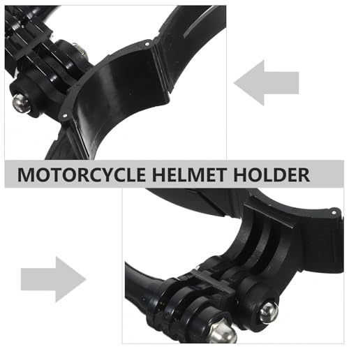 KALLORY Motorcycle Helmet Portable for Camera Chin Mount Kit Abs Material with Firm Camera Fixation and Motorcycle Helmet for Riding