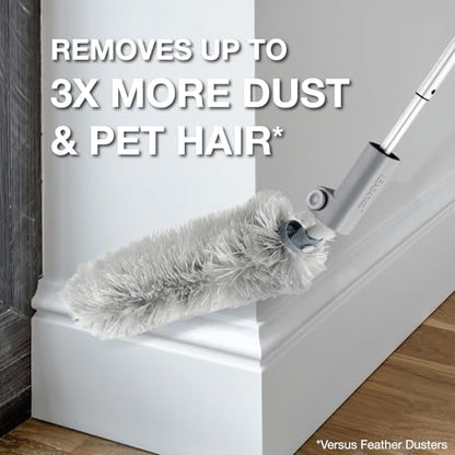 Bona Reusable Duster Refills - 2 Pack - High Performance Dusting System - Microfiber Dusters Remove Dust and Pet Hair for Whole-Home Cleaning - style: Washable Duster Refills - 2 Pack