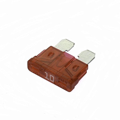 Voodoo (1) 8 Gauge ATC Inline Fuse Holder Fuseholder with Cover and (2) Fuses (10 Amp) - size: 10 Amp