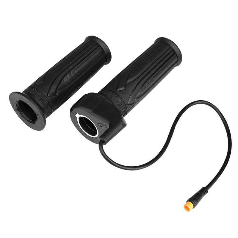 Universal E-Bike Twist Throttle Grip - 22.2mm Waterproof Handlebar Speed Controller for Electric Bicycle, Scooter, Motorcycle (12V-72V Compatible)