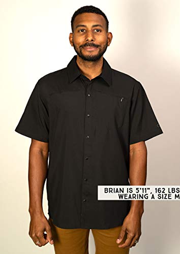 Club Ride Apparel Protocol Short Sleeve Cycling Jersey - Men's Snap Down Biking Top - color: Raven, size: Small