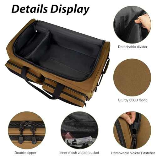 Rolling Duffle Bag with Wheels,120L Large Deployment Bag,Waterproof Military Duffle Bags for Tactical Military Deployment Camping - color: Yellow
