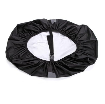 Backpack Rain Cover Reflective Rain Cover Backpack Waterproof Bag Dust Raincover Outdoor Camping Hiking Climbing Journey Sunscreen - color: A-Black, size: 50 - 70L