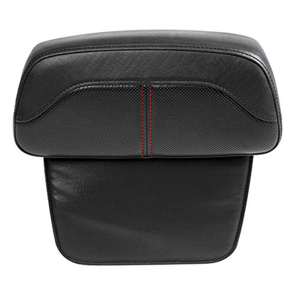 Razor Chopped Trunk Backrest Pad Fits For Harley Touring 2014-2023 Tri Glide Road King Street Glide Electra Glide Road Glide Pack - color: Style F#1
