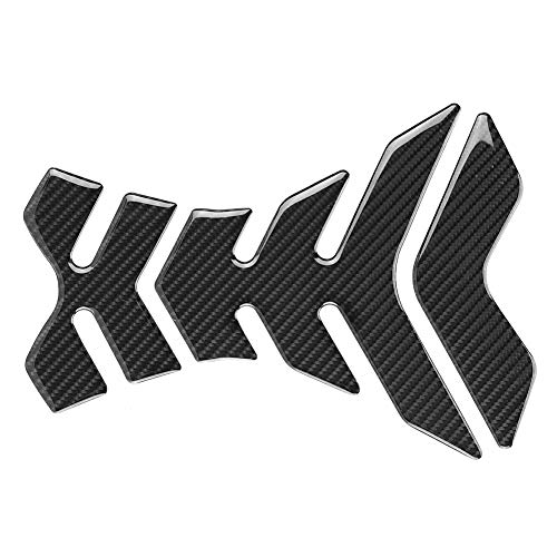 Universal Carbon Fiber Motorcycle Tank Pad Protector - Anti-Slip Gas Tank Sticker with Scratch Resistance for All Bikes