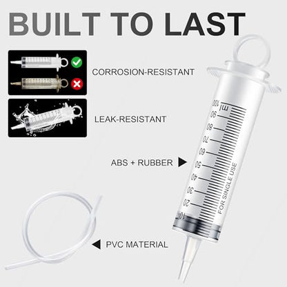 MoKitDora Brake-Clutch Fluid Bleeder Kit Hydraulic Disc Brake Bleed Tool 100ML Hose Universal Oil Fluid Extractor for Harley Motorcycles Cars Trucks Scooters Quads Repair Maintenance