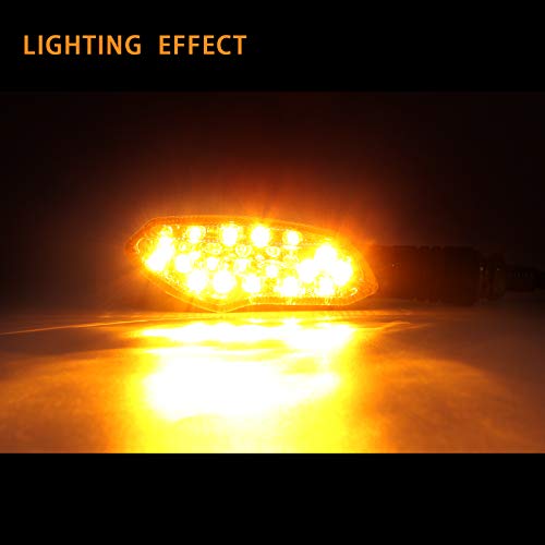 DOT E-MARK Approved Turn Signal Vehicle Inspection A Pair Motorbike Universal High brightness DC12V for Yamaha MT-07 MT-09 for Honda Grom 125