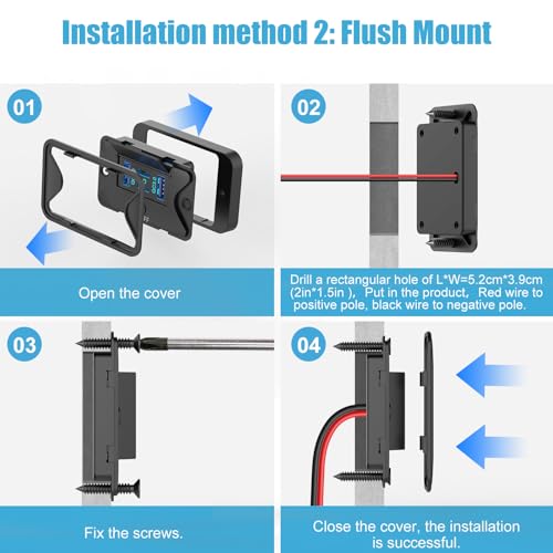 2 Pack 78W 4 Port 12V USB Outlet Wall Mount, Dual 36W PD & Dual 18W QC3.0 Lightweight Surface Mount Charger Socket Panel with Button Switch for Bus RV Truck Marine Golf Cart - color: 2 PACK