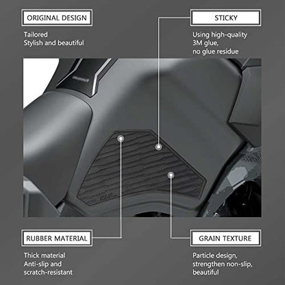Motorcycle Fuel Tank Pad for KLR 650 KLR650 2021 2022 Anti-Slip Tank Protection Stickers Knee Grip Traction Pad - size: A