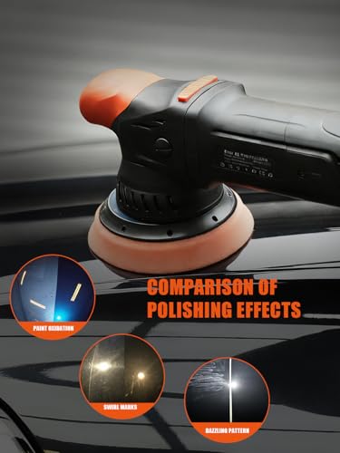 Polishing Pads, 5Pc 5 Inch 125mm Orbital Buffer Polisher Pads and 1Pc Microfiber Buffing Pads, Foam Polish Pad for Compounding, Polishing and Waxing, for 5''/125mm Backing Plate Car Polisher -TPP5MIX - size: 5inch (125mm)