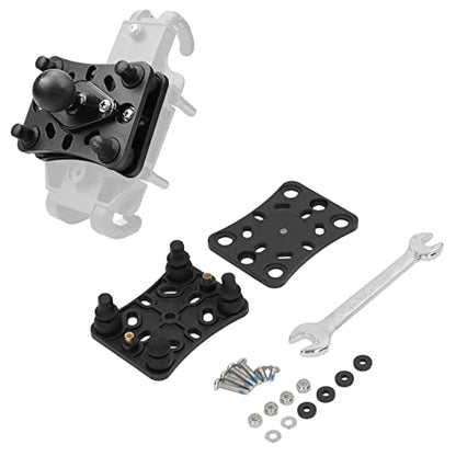 Vibration Dampening Motorcycle Phone Mount, Motorcycle Mobile Phone Holder Shock, Absorber Phone Bracket Buffer for Motorcycle, Bike, ATV, UTV