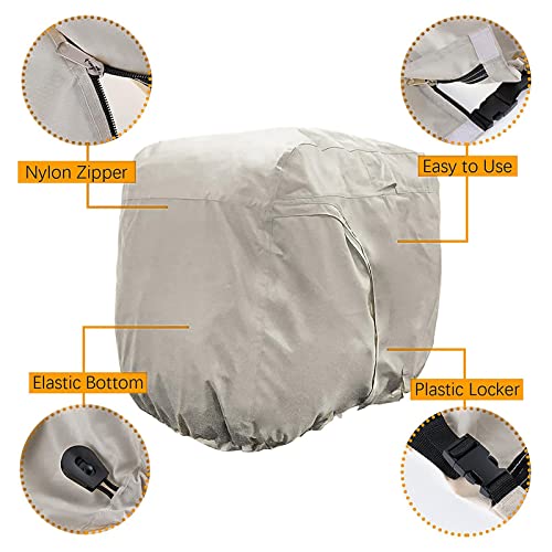 Cover, 2- Passenger 400D Oxford Cloth Waterproof Sunproof Cover Fits,
