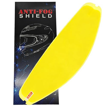 HJ-34P Helmet Visor Replacement, Motorcycle Helmet Visor Face Shield Compatible with HJC C10 (Anti Fog Film) - color: Anti Fog Film