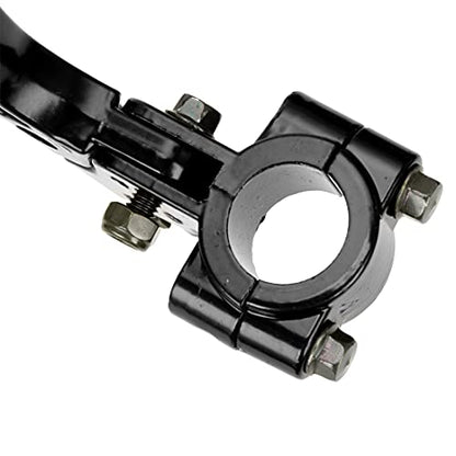 FVRITO 7/8" 22mm Universal Clutch Brake Handle Levers Perch for CRF50 CRF70 CRF80 CRF100 CRF150 XR50 XR80 XR100 ATC 200m Pit Dirt Bike Motor Motocross Motorcycle Baja Mini Bike MB200 Left and Right - color: Black