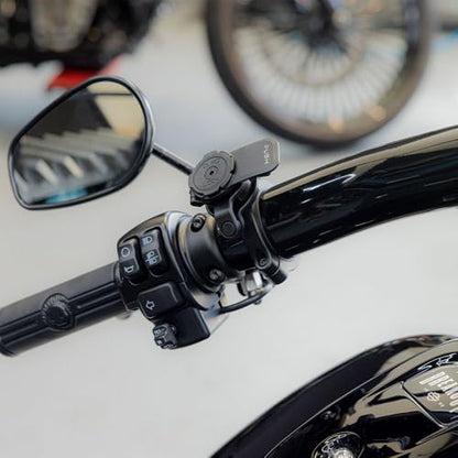 Quad Lock Motorcycle Handlebar Phone Mount PRO - Large with Vibration Dampener and MAG Phone Case for iPhone 17 Air - size: iPhone 17 Air