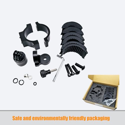 Adjustable UTV ATV Roll Cage Camera Mount Clamp for Insta360 Gopro Hero, Fits 1'' 1.5'' 1.75'' 2'' Tube Roll Bar, Action Camera Mount Holder for Polaris Ranger RZR Can-Am Maverick