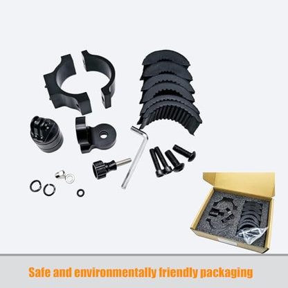 Adjustable UTV ATV Roll Cage Camera Mount Clamp for Insta360 Gopro Hero, Fits 1'' 1.5'' 1.75'' 2'' Tube Roll Bar, Action Camera Mount Holder for Polaris Ranger RZR Can-Am Maverick