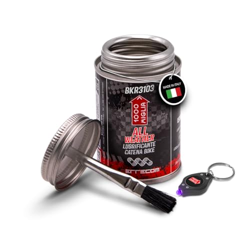 Errecom 1000 Miglia BKR 3103-4 fl oz (120 mL) Can, All Weather Lube Bike Chain, for All Weather Conditions, Brush Included - color: ALL WEATHER - 4 fl oz (120 mL) Can
