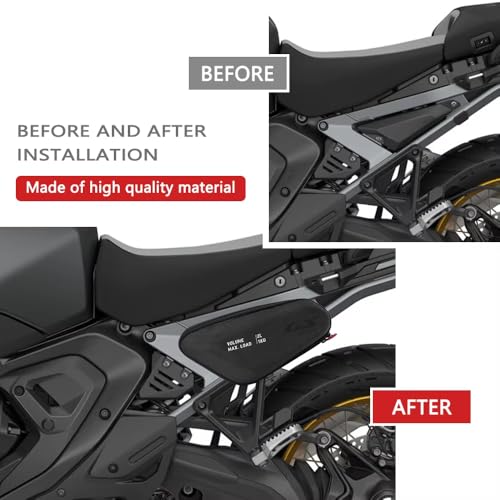 For R1300GS adv 2026 Adventure R1300 GS ADV 2024 2025 Motorcycle Side Panel Bags 4L Storage Capacity Side Panel Bags Tool Storage Bag Waterproof Side Storage Bags accessories（Two-pack