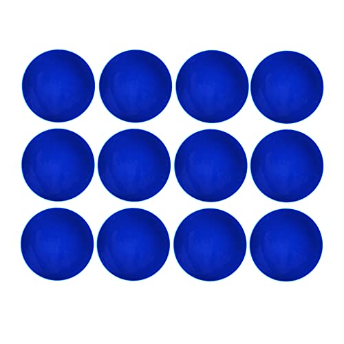 Customizable Reflective Helmet Strips - Reflective Tape Stickers for Hardhats Safety - Waterproof High Visibility Stickers 12pc - color: Blue Round